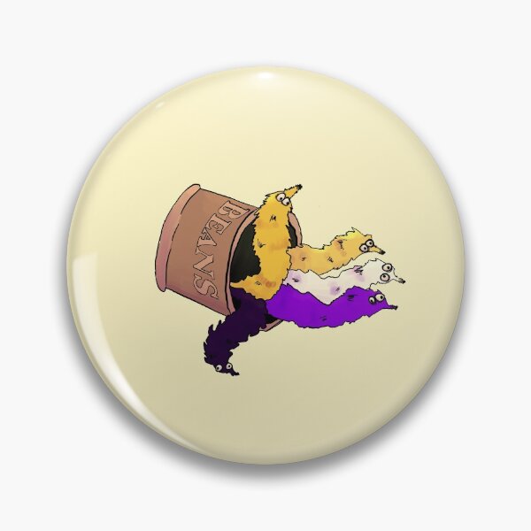 Item preview, pride worms - nonbinary designed and sold by GarbageSalt.