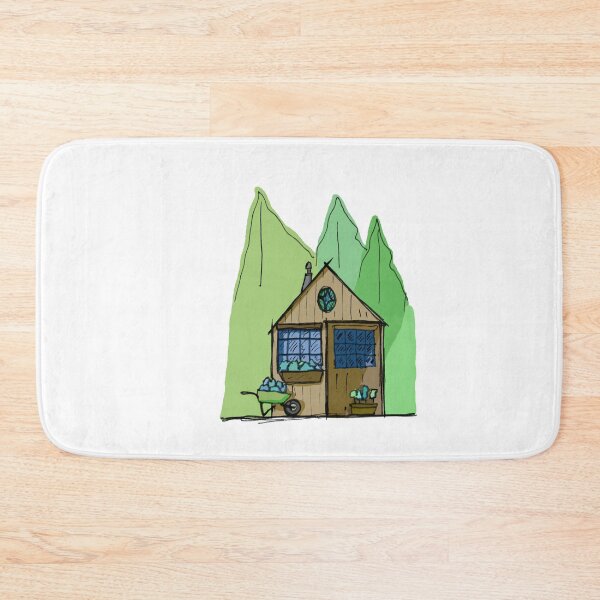 Item preview, Tiny house - Forest Cabin Sketch designed and sold by FoxCalledThread.