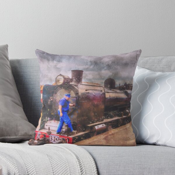 Item preview, Maldon Steam Train Watercolor designed and sold by Steven Jodoin.