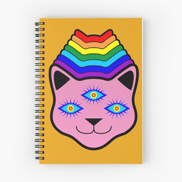 Item preview, Rainbow Cat Face designed and sold by pounddesigns.
