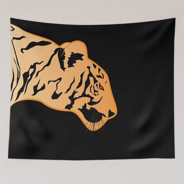 Item preview, tiger line art designed and sold by Rdebnath.