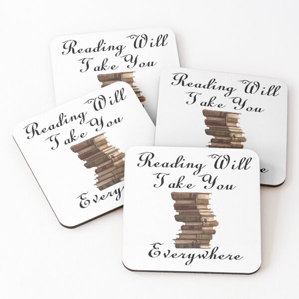 Item preview, Reading Will Take You Everywhere World Book Lover Travel Print Tshirt Sticker designed and sold by gamerzemporium.