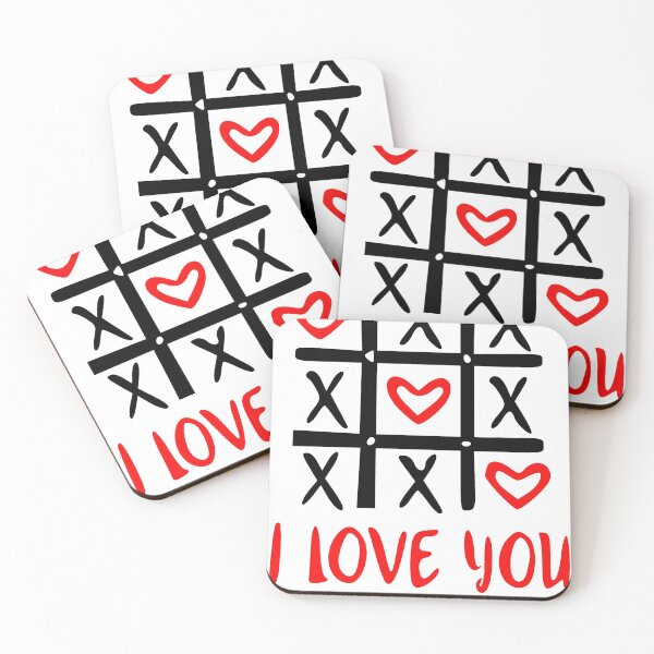 Item preview, Tic Tac Toe Game -  I Love You - Valentine's Day  designed and sold by MisterAB.