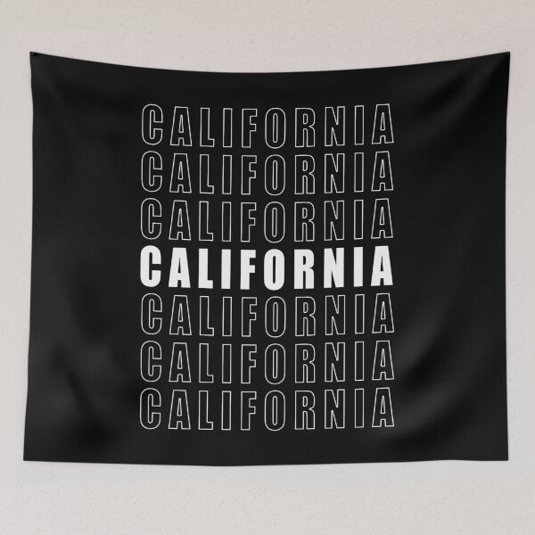 Item preview, California Repeated Text designed and sold by kayodeDesign.