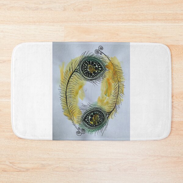 Item preview, Mandala feather watercolor sketch designed and sold by Arteaventura.