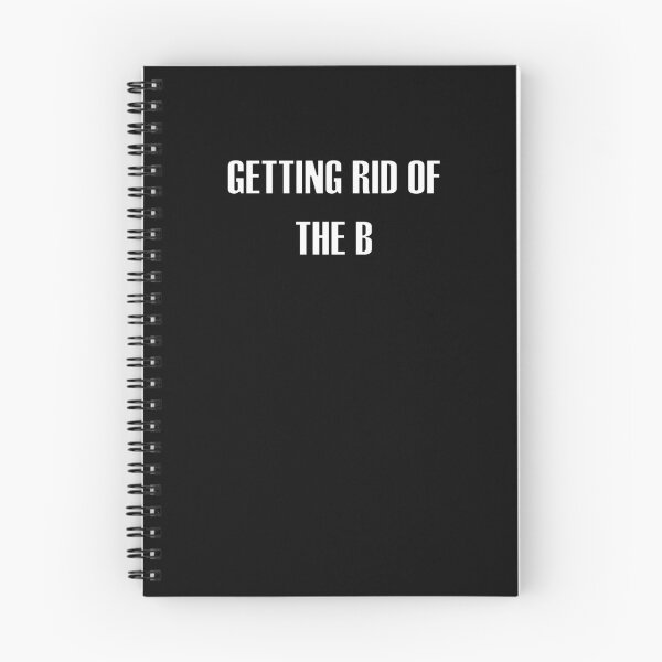 Item preview, Nostalgic Greendale funny - Getting Rid of Britta - Getting rid of the B song commemoration design - Community fan merch (white typography- dark mode) designed and sold by Deegital18.