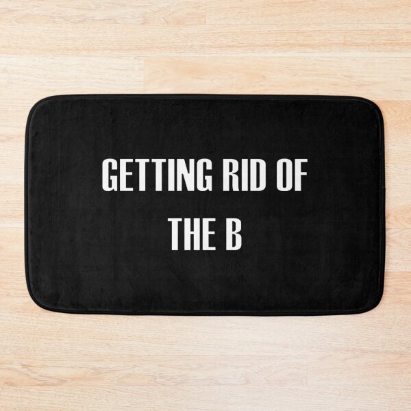 Item preview, Nostalgic Greendale funny - Getting Rid of Britta - Getting rid of the B song commemoration design - Community fan merch (white typography- dark mode) designed and sold by Deegital18.