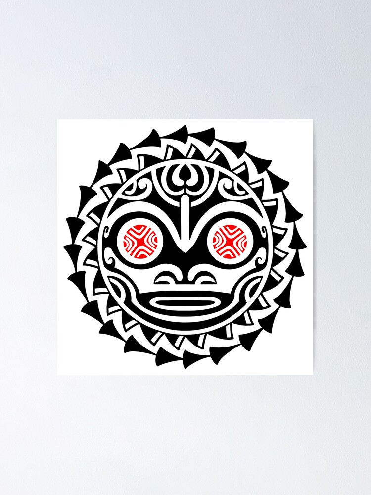 Totem hawaiian tiki god tribal stock Royalty Free Vector