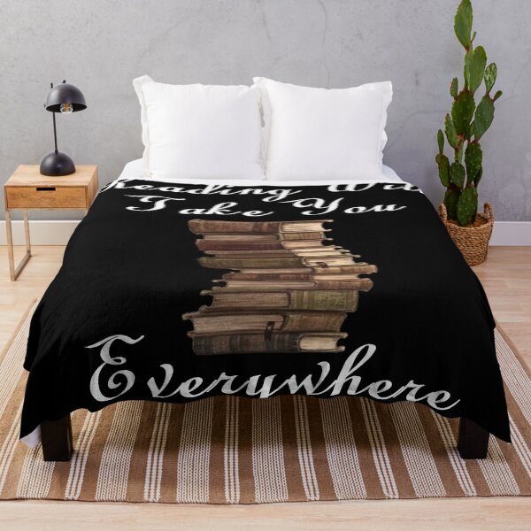 Item preview, Reading Will Take You Everywhere World Book Lover Travel Print Tshirt Sticker designed and sold by gamerzemporium.