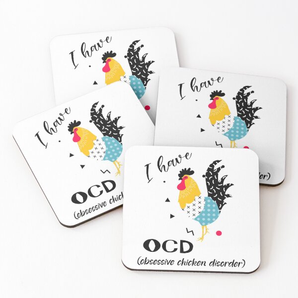 Item preview, OCD obsessive chicken disorder designed and sold by Cindy Moore.