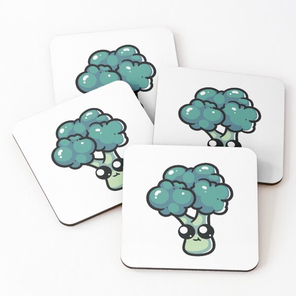 Item preview, Cute broccoli vegetable designed and sold by kickingdesigns.