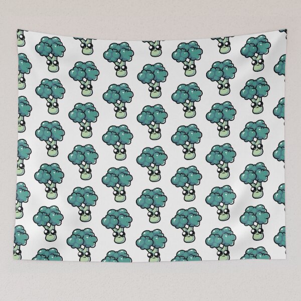 Item preview, Cute broccoli vegetable designed and sold by kickingdesigns.