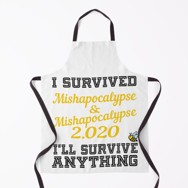 Item preview, I Survived Mishapocalypse 2.0 2020 'Angel Bee' (Black Yellow Version) designed and sold by MinaMonsterMash.