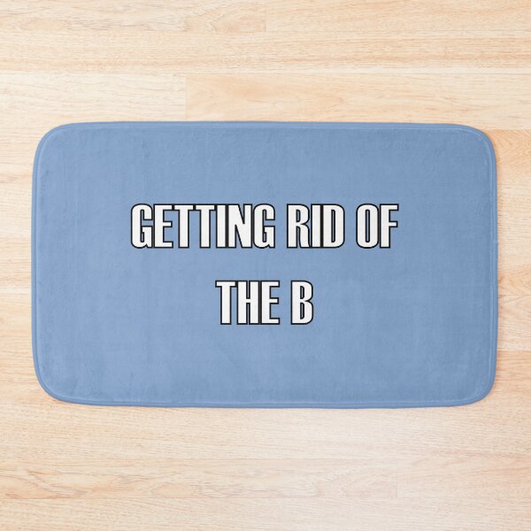 Item preview, Fan edition: Greendale funny - Getting Rid of Britta - Getting rid of the B song commemoration design - Community fan merch (white typography- blue nostalgic edition) designed and sold by Deegital18.