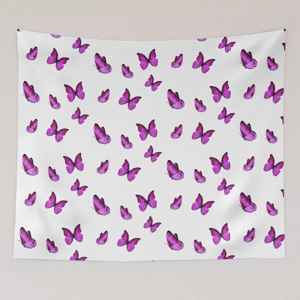 Item preview, Multiple Pink Butterflies sticker set designed and sold by ChriseryMerch.