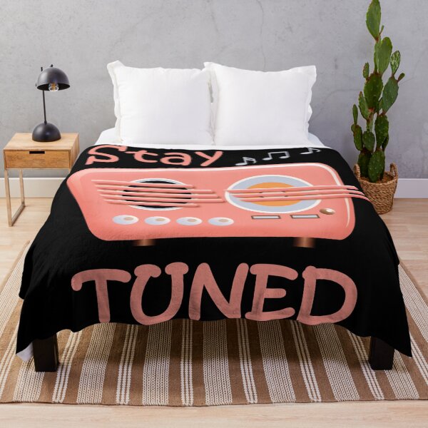 Item preview, Copy of Copy of Stay Tuned Design peach designed and sold by Paula Helit.
