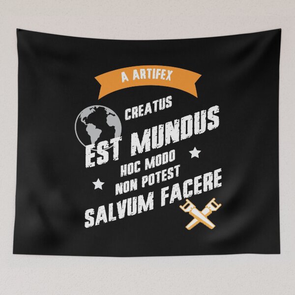 Item preview, Latin A Carpenter Created The World designed and sold by DELMEO.