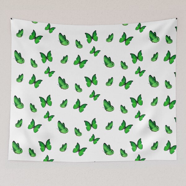 Item preview, Multiple Green Butterflies sticker set designed and sold by ChriseryMerch.