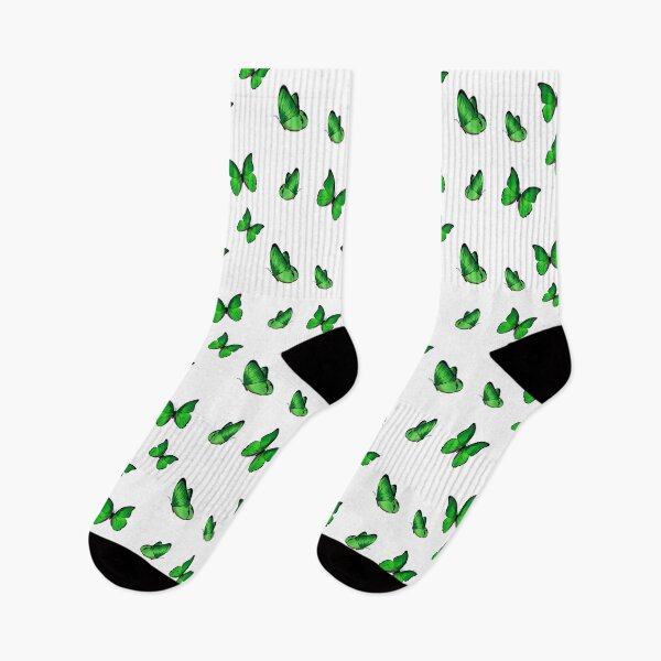Item preview, Multiple Green Butterflies sticker set designed and sold by ChriseryMerch.