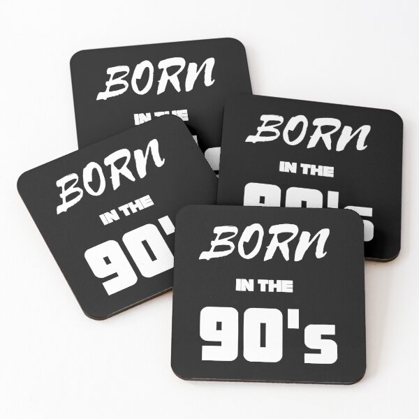 Item preview, Born in the 90's white designed and sold by OMdesigns93.
