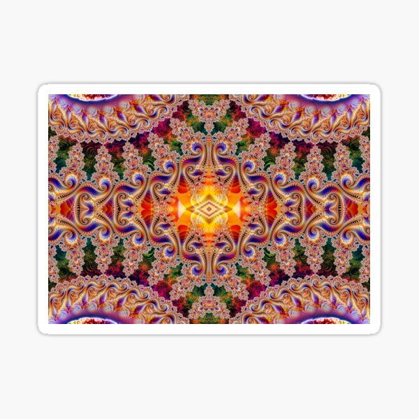 BBQSHOES: Diamond Heart Phoenix Hrbshr Fractal Sticker