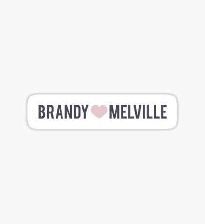 Brandy Melville Stickers Redbubble   Sticker,420x460 Pad,420x460,f8f8f8 