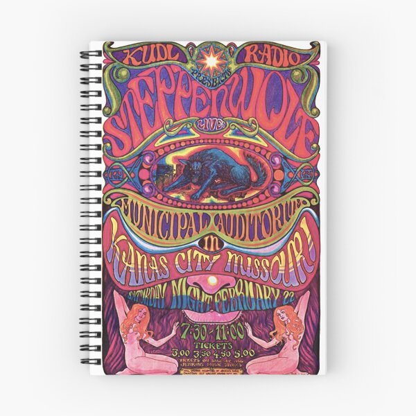 Item preview, Steppenwolf poster. designed and sold by Inkmigrant.