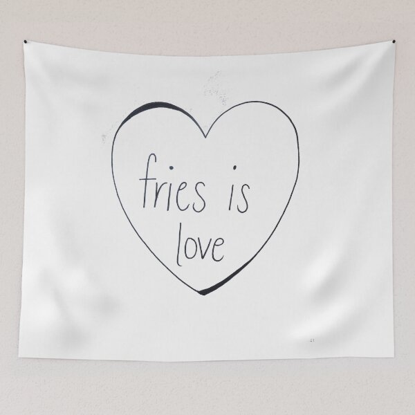 Item preview, Fries is LOVE designed and sold by artesiaKT.