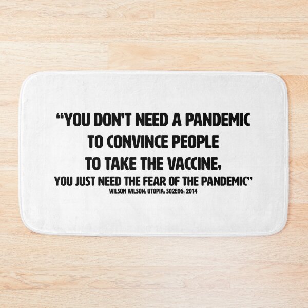 Item preview, MASK | WE DON'T NEED A PANDEMIC designed and sold by axelle1410.