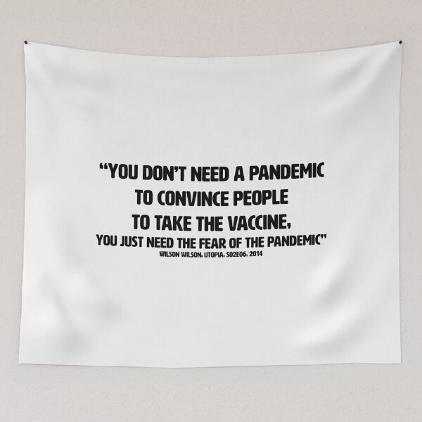 Item preview, MASK | WE DON'T NEED A PANDEMIC designed and sold by axelle1410.