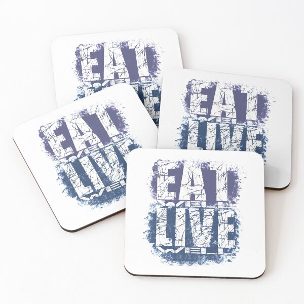 Item preview, eat well live well dark designed and sold by frankuffmann.
