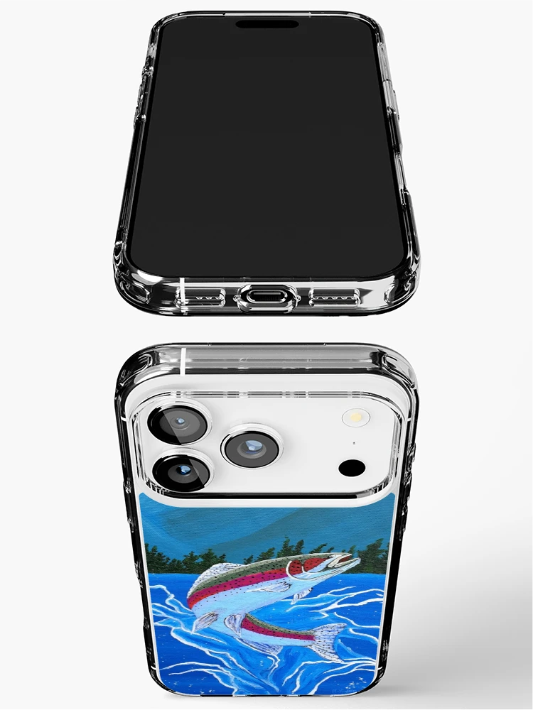 Thumbnail 3 of 5, iPhone Case, Rainbow In Mountains designed and sold by RudyYoder.