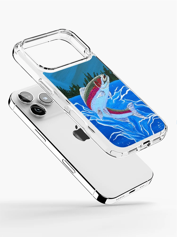 Thumbnail 2 of 5, iPhone Case, Rainbow In Mountains designed and sold by RudyYoder.