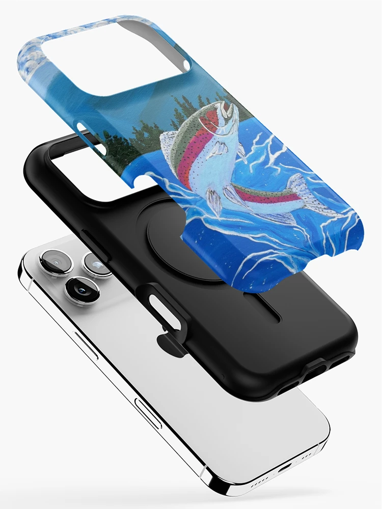 Thumbnail 2 of 4, iPhone Case, Rainbow In Mountains designed and sold by RudyYoder.