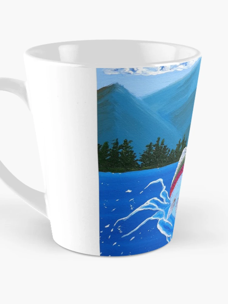 Thumbnail 3 of 4, Coffee Mug, Rainbow In Mountains designed and sold by RudyYoder.