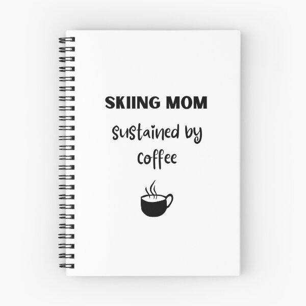 Item preview, Skiing mom sustained by coffee designed and sold by TheGreenGoat.