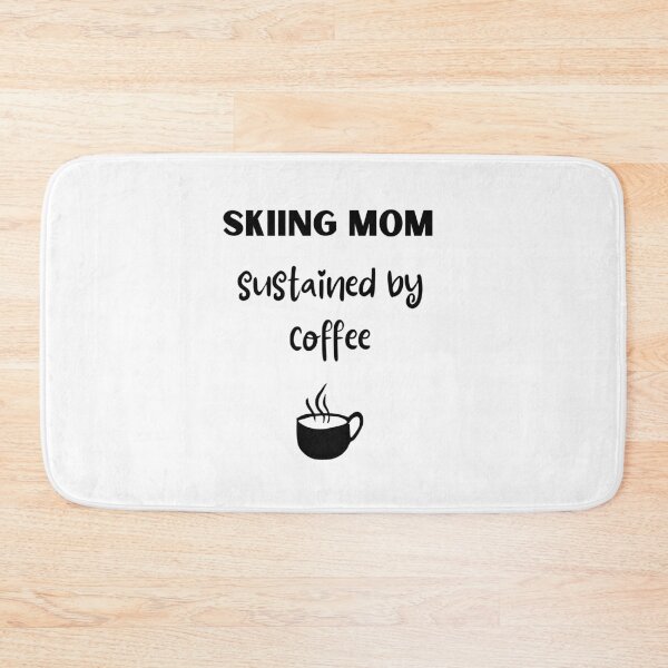 Item preview, Skiing mom sustained by coffee designed and sold by TheGreenGoat.