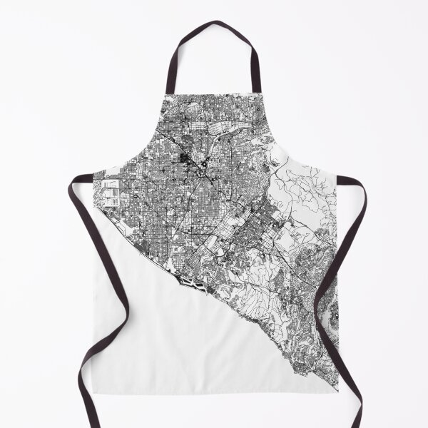 Artikelvorschau, Orange County White Map entworfen und verkauft von multiplicitymap.