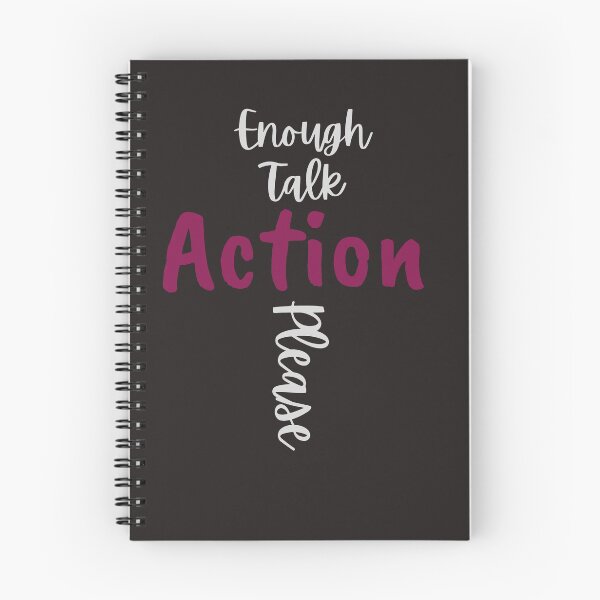 Item preview, Enough Talk Action Please Tshirts designed and sold by Shevonda Thomas.