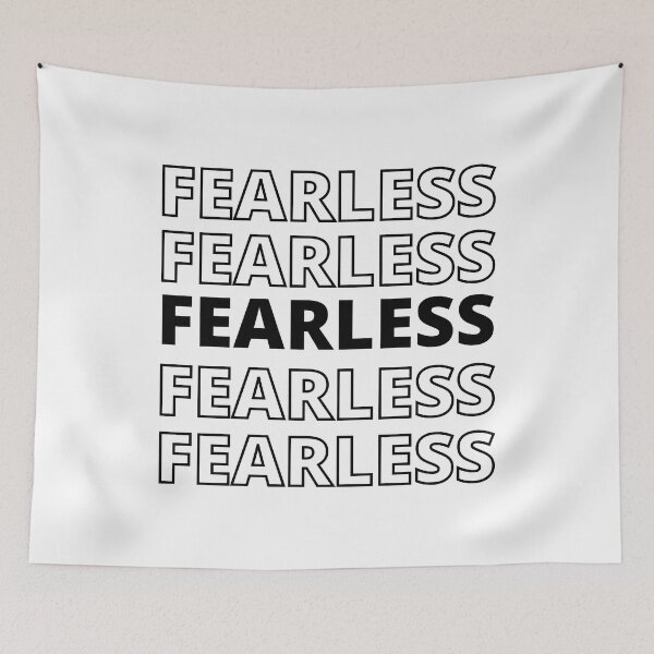 Item preview, Fearless - Inspirational Typography designed and sold by happyshopg.