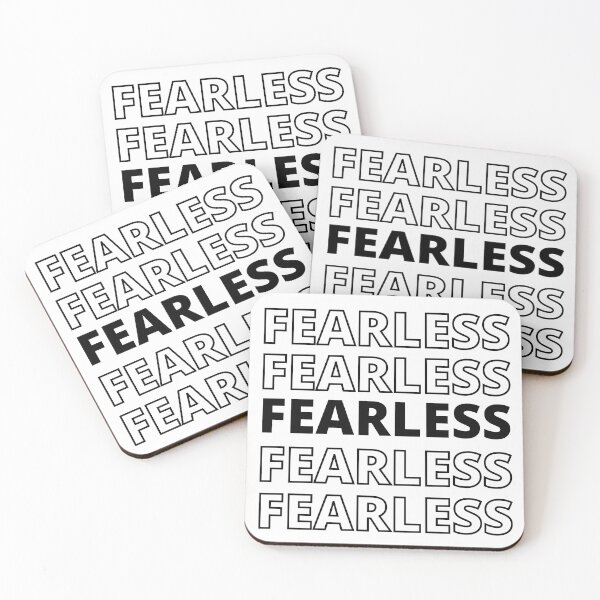 Item preview, Fearless - Inspirational Typography designed and sold by happyshopg.