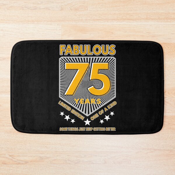 Item preview, 75 And Fabulous Birthday designed and sold by MoonsmileProd.