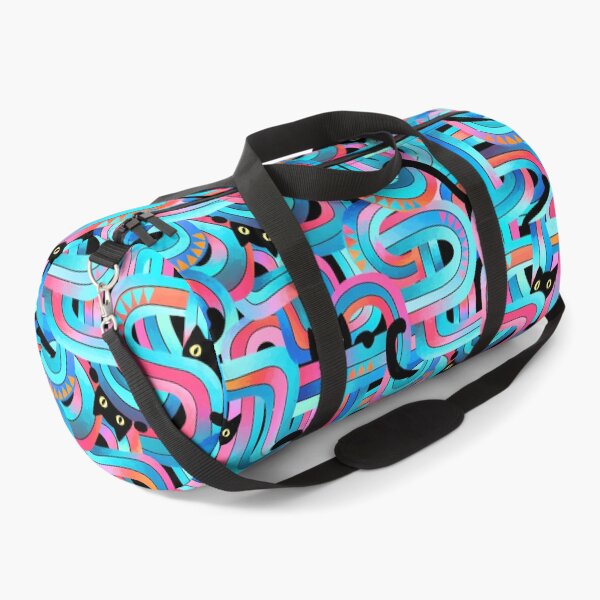 Item preview, Geo Cats Maze in Pink and Blue designed and sold by micklyn.