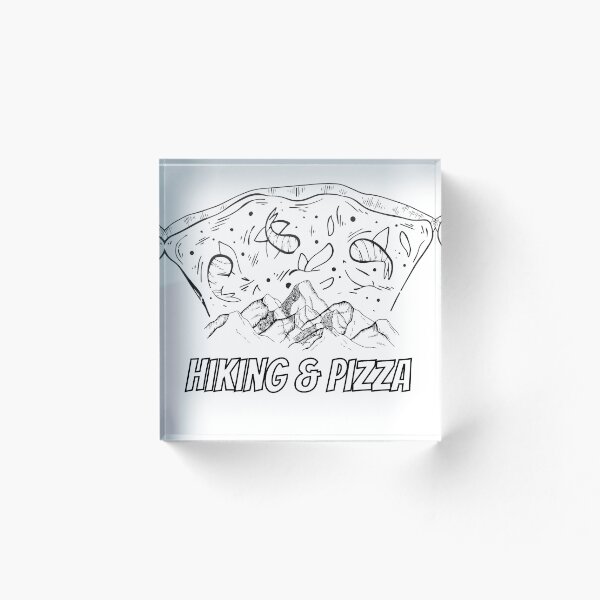 Item preview, Hiking and Pizza Funny designed and sold by tohjoyo.