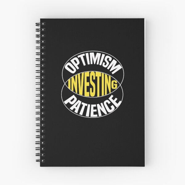 Item preview, Investing is the intersection of optimism and patience  designed and sold by piscado.
