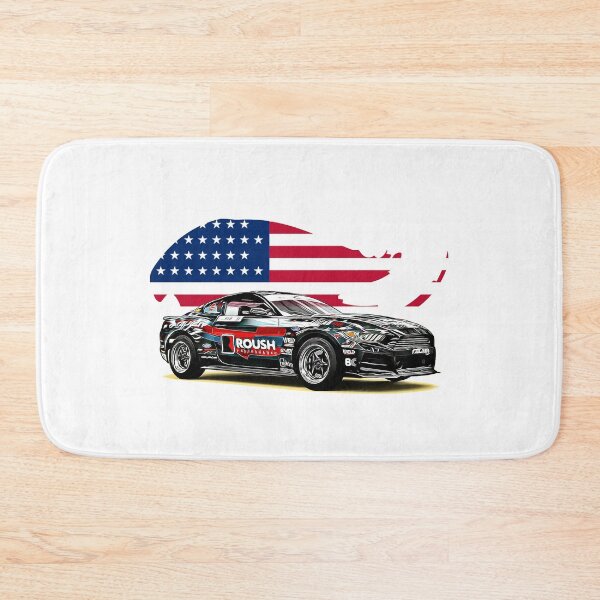 Item preview, Drift Mustang USA Print designed and sold by Auto-Prints.