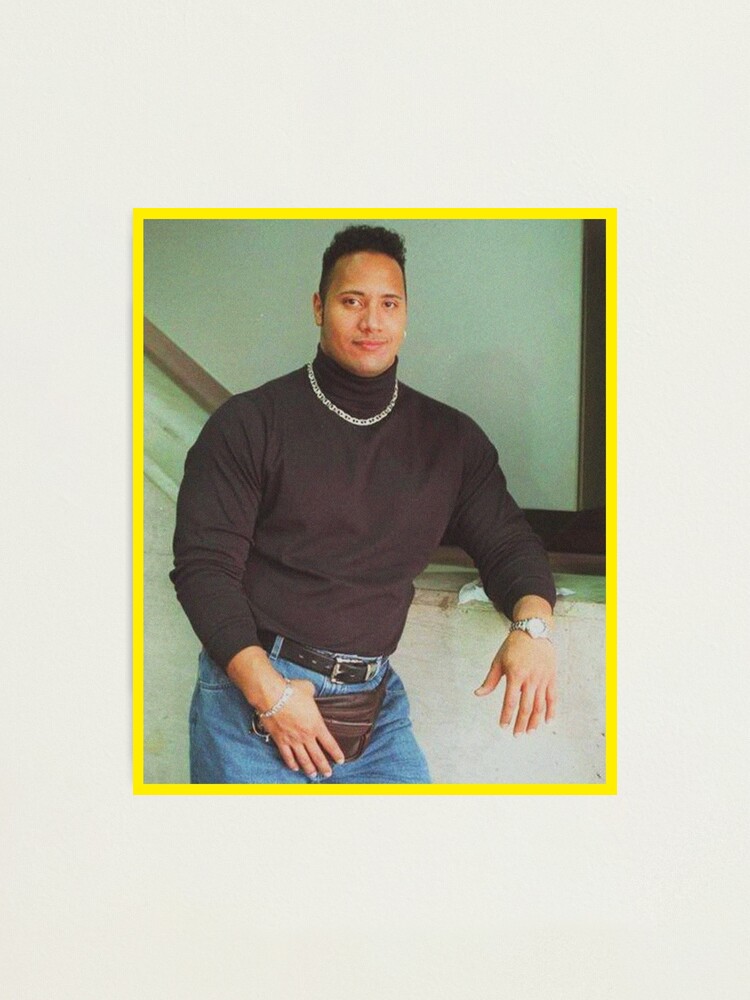 Dwayne the rock johnson turtleneck hotsell