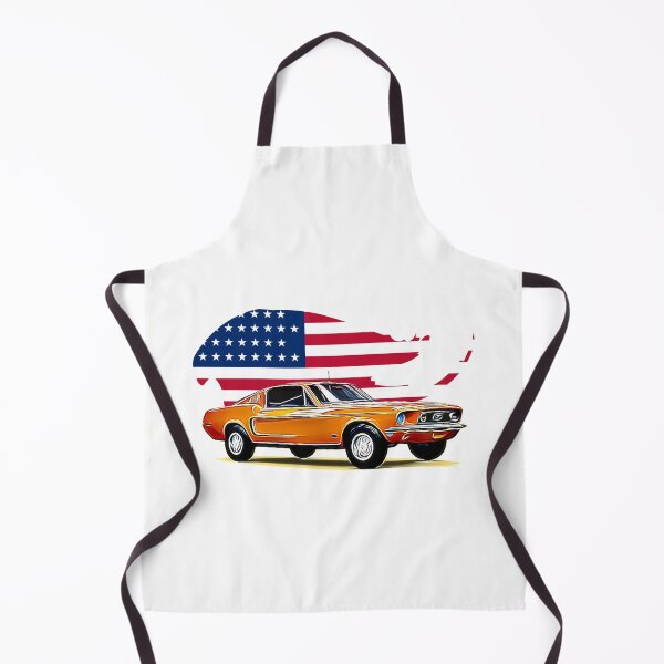 Item preview, Vintage Mustang USA Print designed and sold by Auto-Prints.