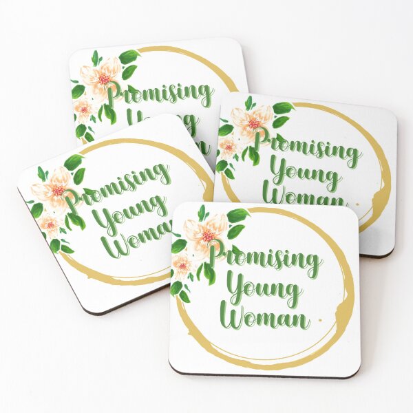 Item preview, Promising young woman flower quote sticker pack 1 designed and sold by DoodlesFlowers.