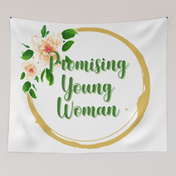 Item preview, Promising young woman flower quote sticker pack 1 designed and sold by DoodlesFlowers.